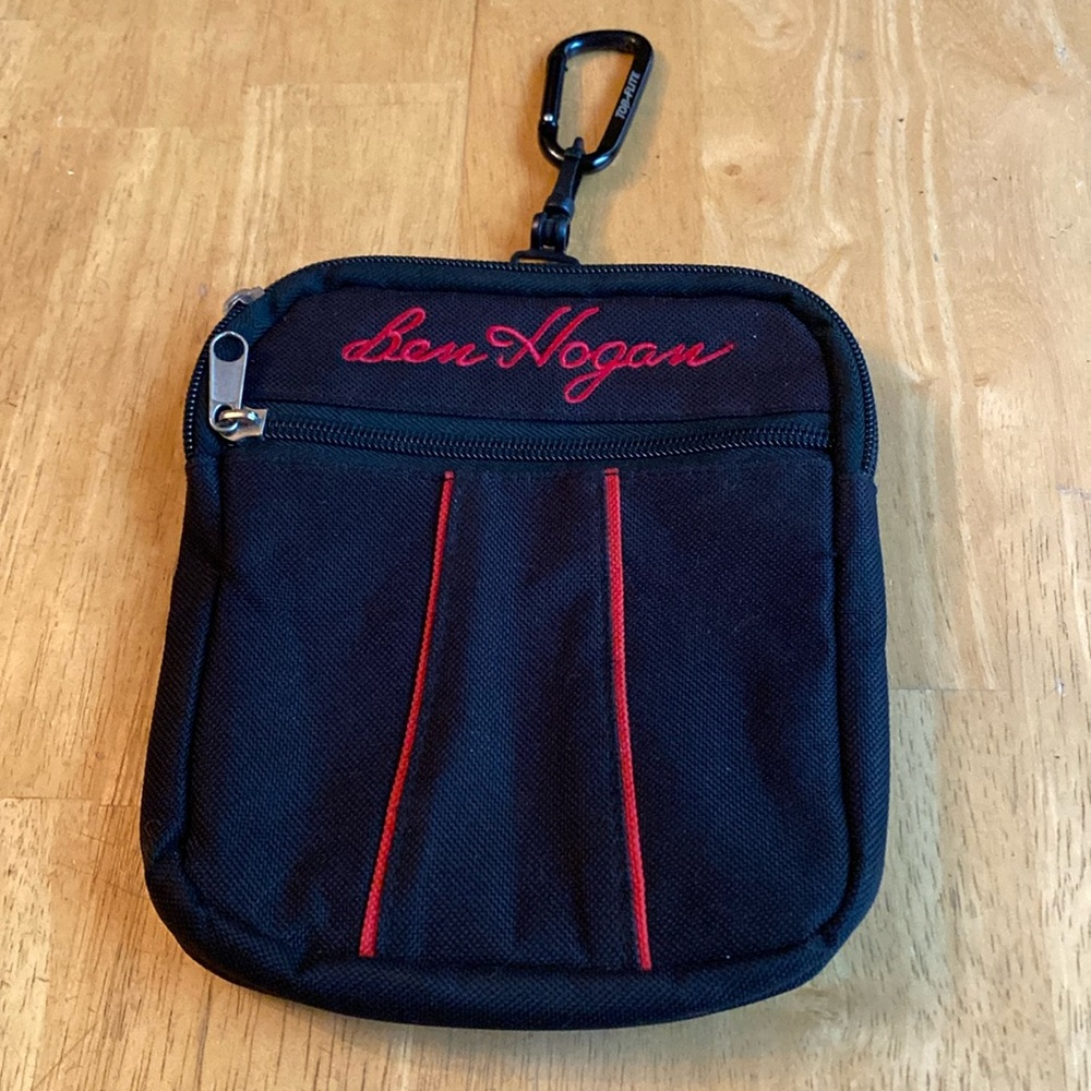 Ben Hogan black canvas bag 7x5,5x1” in great condition
